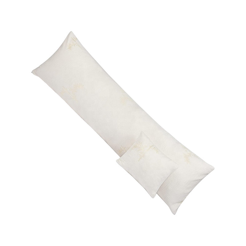 Memory Foam Neck support Roll Pillow Bolster Pillows Relieve Neck Pain with Comfortable Long Suitable for side sleeping