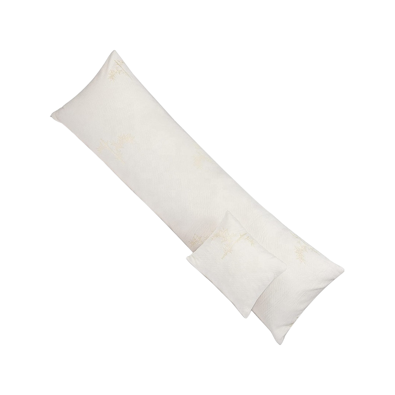 Memory Foam Neck support Roll Pillow Bolster Pillows Relieve Neck Pain with Comfortable Long Suitable for side sleeping