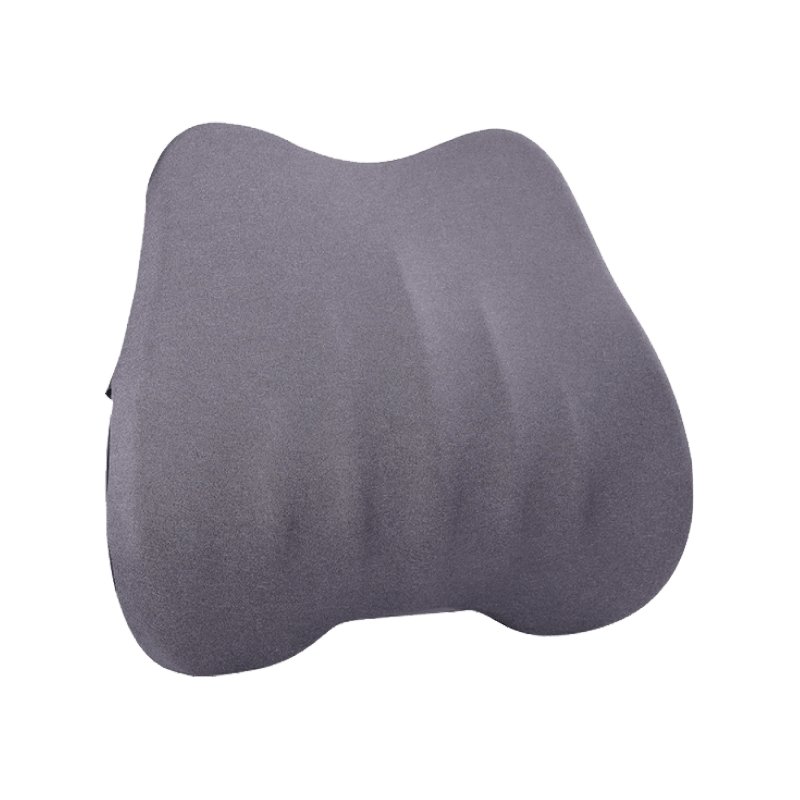 Comfortable low price wholesale memory foam filling office car chair lumbar support waist back cushion for car use