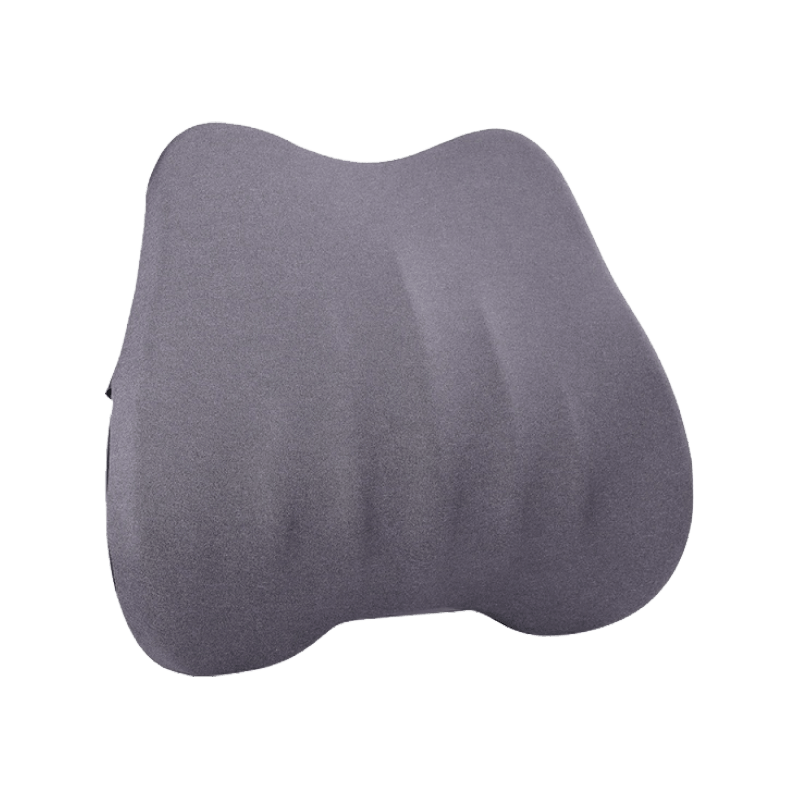 Comfortable low price wholesale memory foam filling office car chair lumbar support waist back cushion for car use