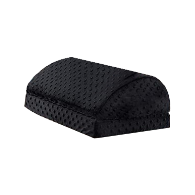Under Desk Foot Rest-Adjustable Height, Massage Textured Surface, Teardrop Curved Design Foam Office Footrests,Help for Blood Circulation of Legs at Home, Office,to Relieve Lumbar, Back, Knee Pain