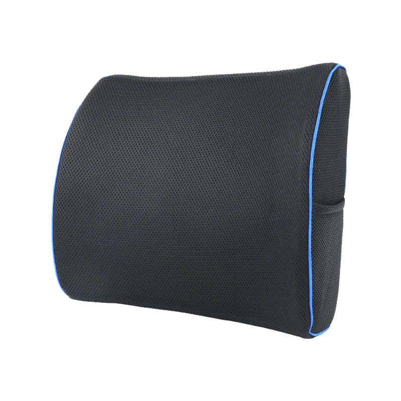 Air-permeable Mesh Cover Lumbar Support Pillow Comfortable Memory Foam Back Cushion