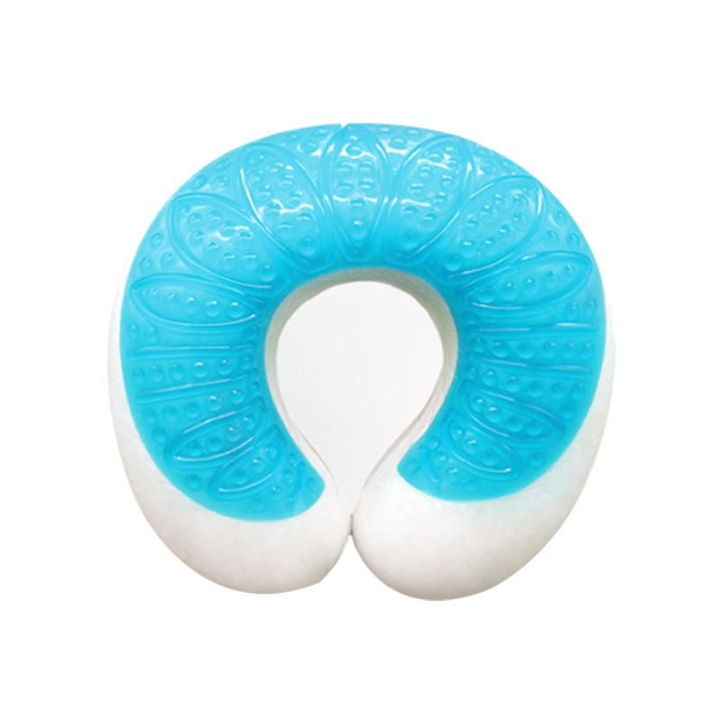 Neck Pillow Memory Foam Pillow with Gel Pad Memory Foam Cooling Gel Neck Travel Pillow Factory Price Customized Summer Adults