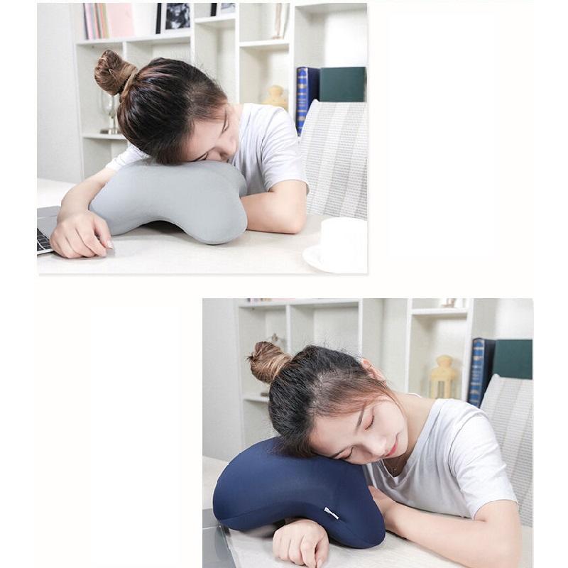 Memory Foam Slow Rebound Lying Down Pillow Office Lunch Break Pillow Artifact Afternoon Nap Pillow Multi-functional Travel Pillow