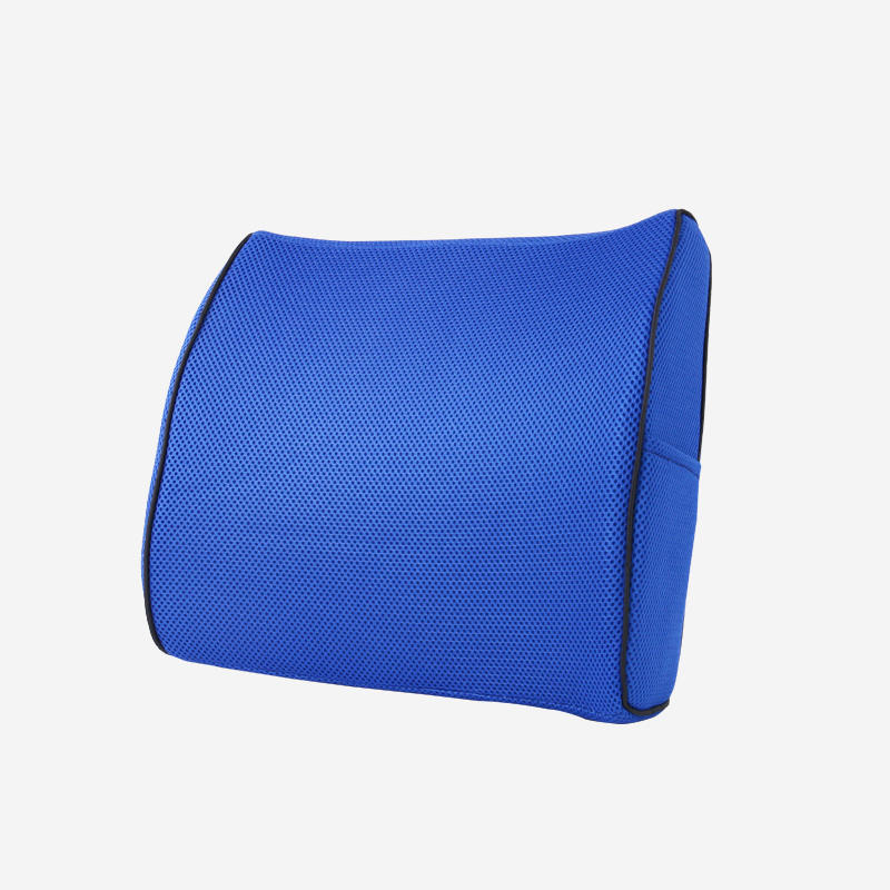 Air-permeable Mesh Cover Lumbar Support Pillow Comfortable Memory Foam Back Cushion
