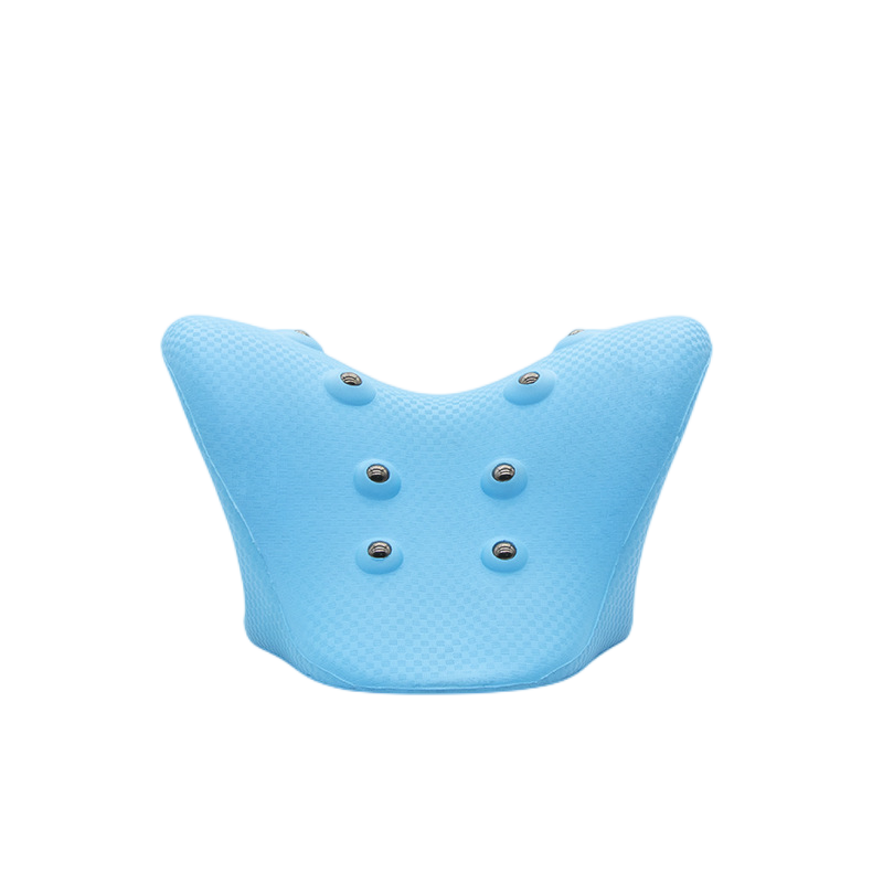 Manufacturers customize the new magnetic therapy cervical spine pillow neck support double convex point buffer design relax cervical spine massage pillow