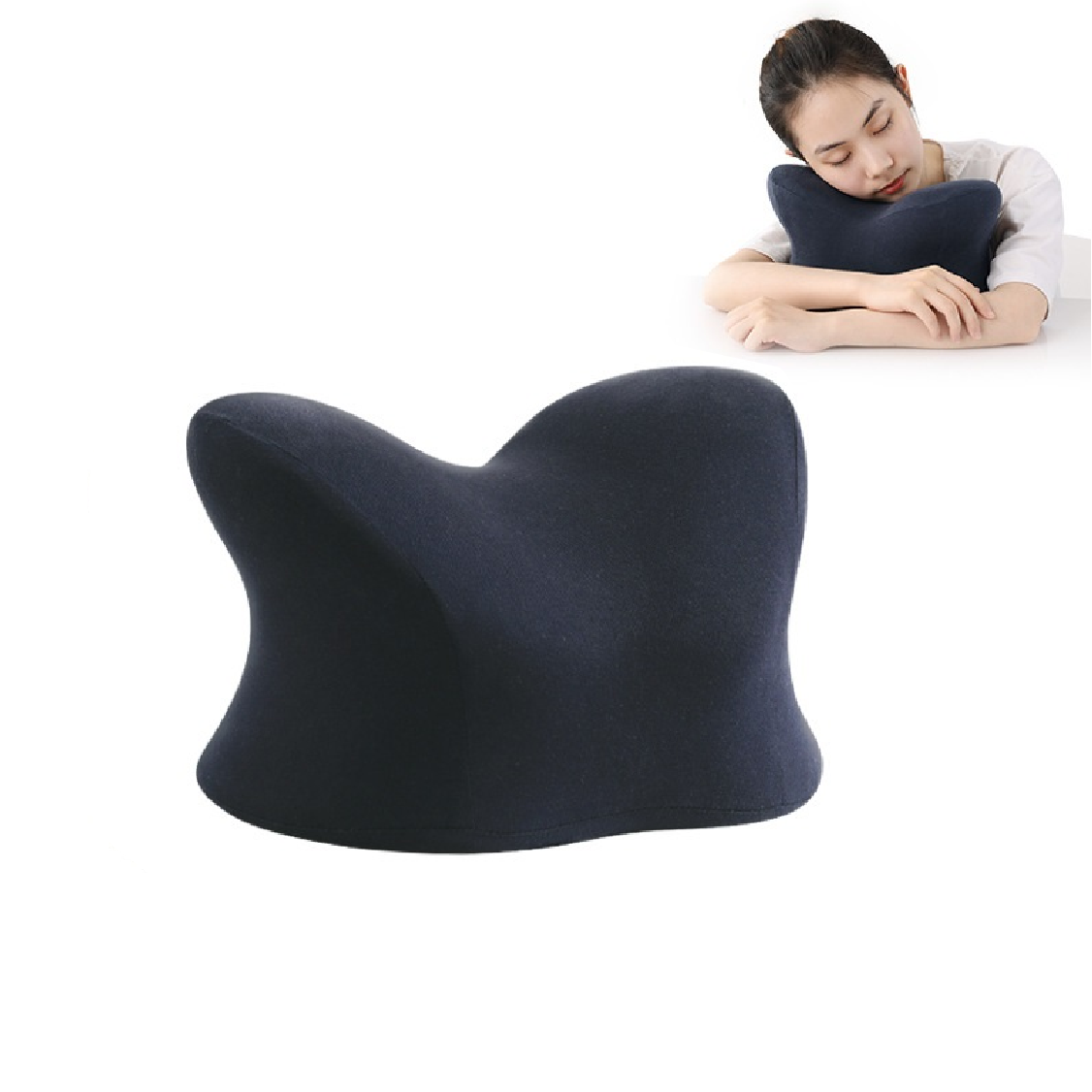 Slow rebound memory foam student nap pillow nap pillow neck pillow neck pillow