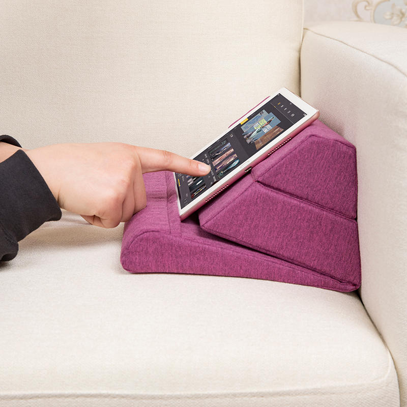 3 in 1 Memory Foam Folding Multi Function Pillow Ipad Tablet Stand Pillow With Cubby Storage