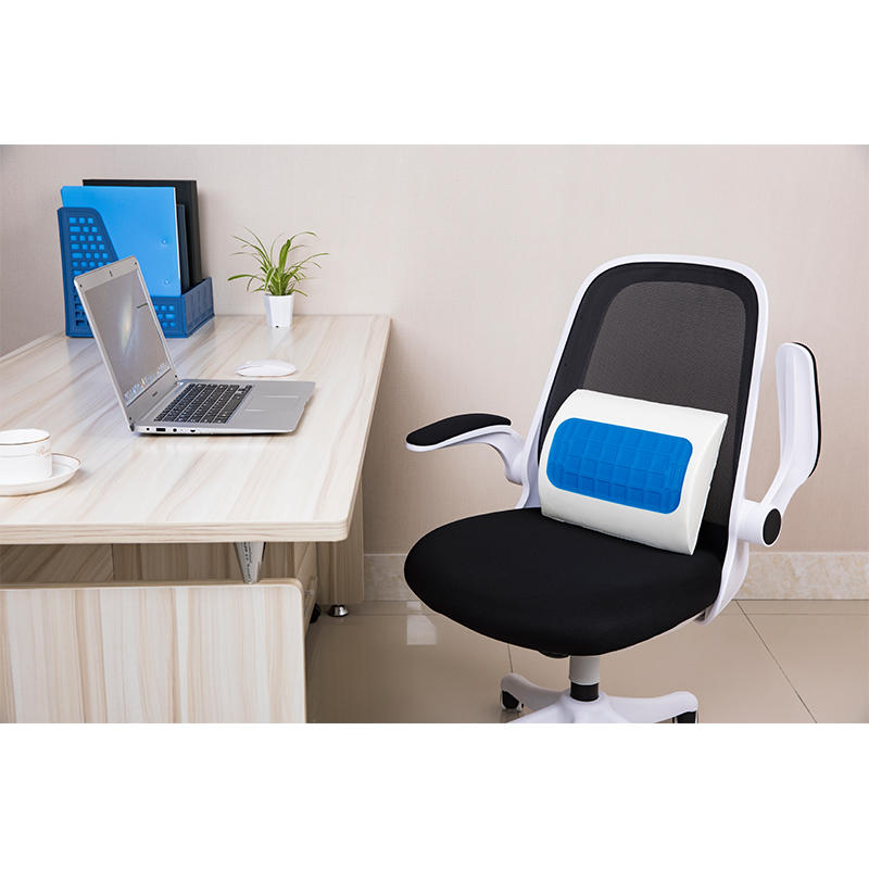 Back Support Cushion Pleasingly Simple Style Pillow with Solid Plain Polyester Car Backrest Cushion