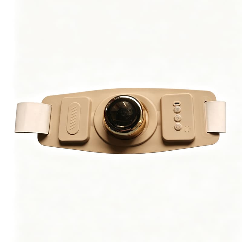 Heating waistband massage device with red light, hot compress, vibration, body shaping, fat burning, warm abdomen, household electric massage waistband
