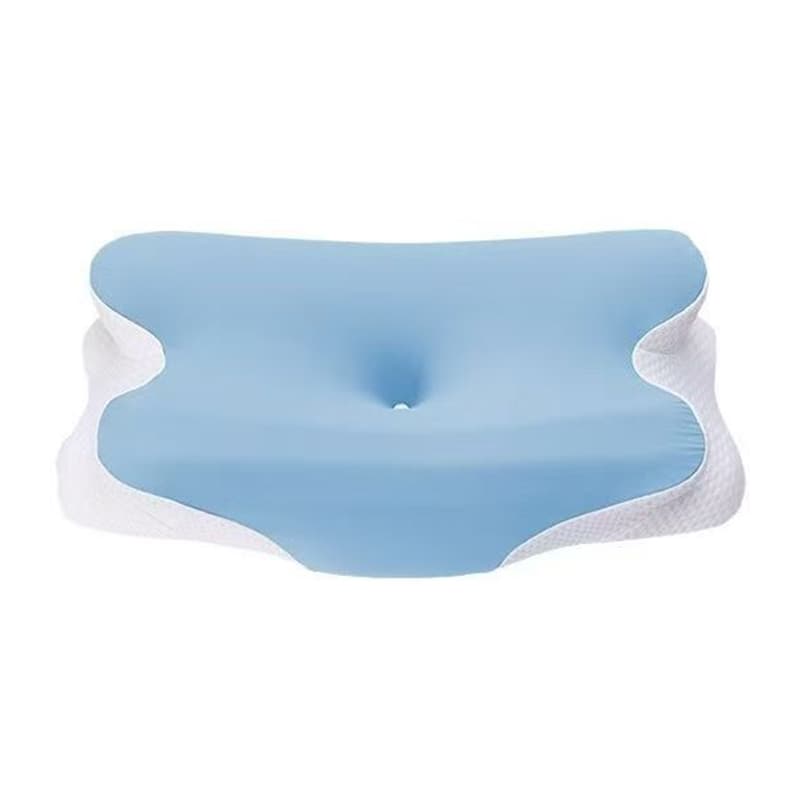 New memory foam pillow, wavy horn pillow, side-sleeping butterfly neck support pillow, deep sleep slow-recovery memory pillow